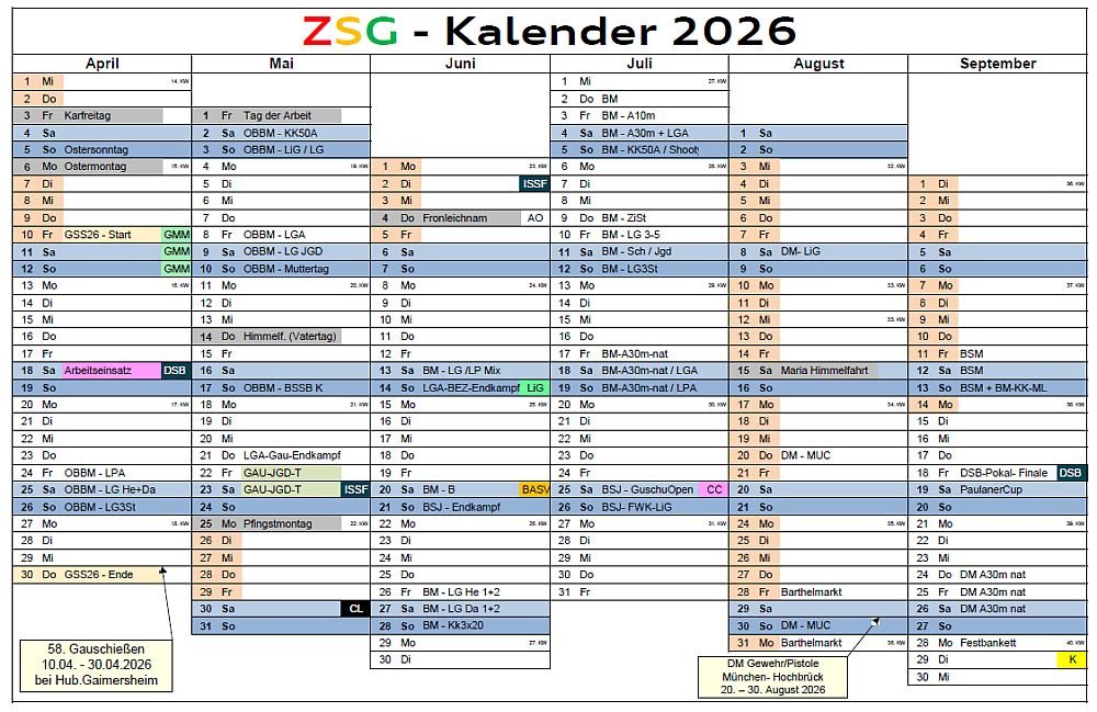 ZSG-Kalender-Blatt